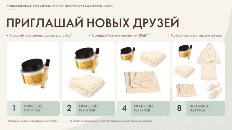 Кампания по приглашению от Орифлейм «МЯГЧЕ ОБЛАКА! В зоне твоего комфорта»